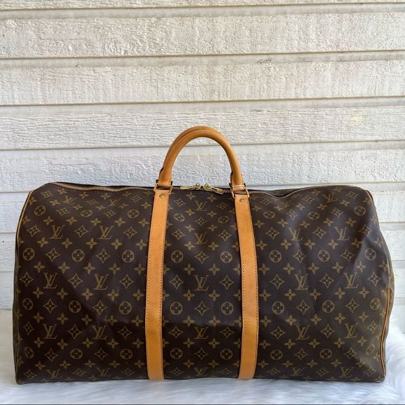 Louis Vuitton Handbags - LOUIS VUITTON Keepall 60 Monogram Travel Duffle Top Handle Bag Jumbo
